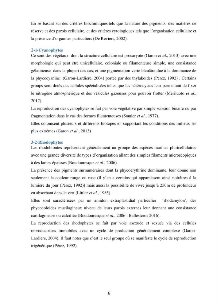 Etude des algues marines de la région de Tipaza :taxonomie et mise en évidence des espèces à intérêt aquacole