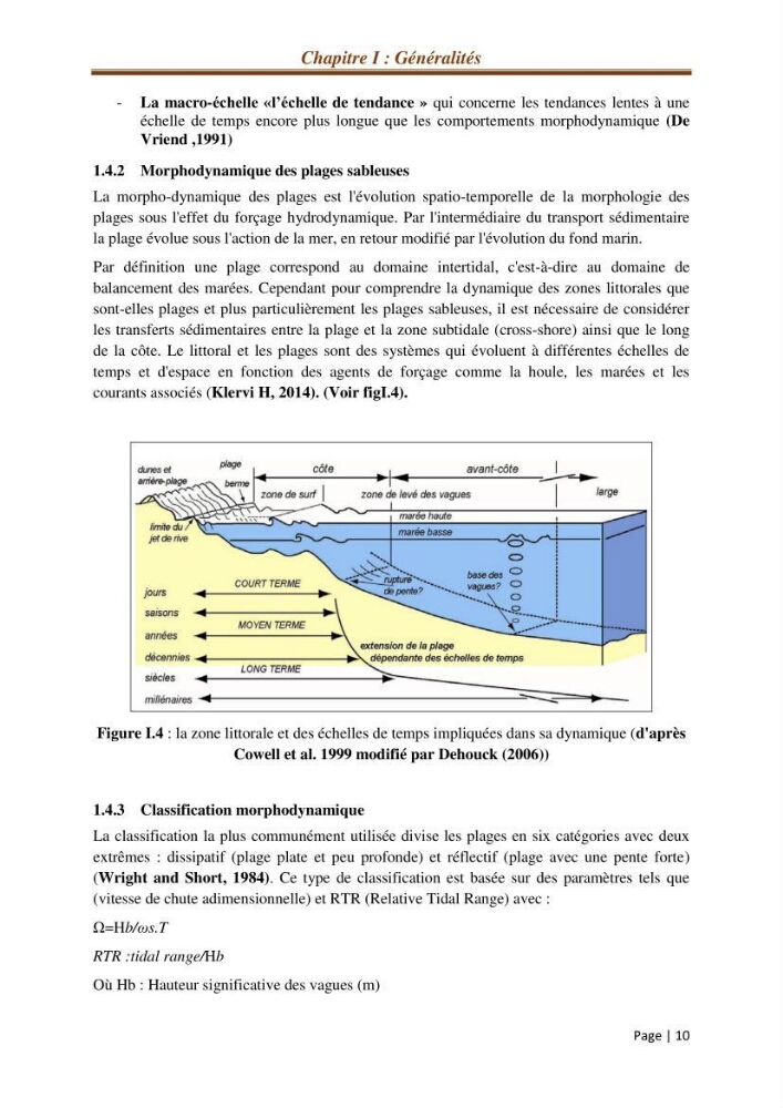 Modélisation Numérique de la morphodynamique sédimentaire et de la cinématique du trait de côte Chenoua plage, willaya de Tipaza.: