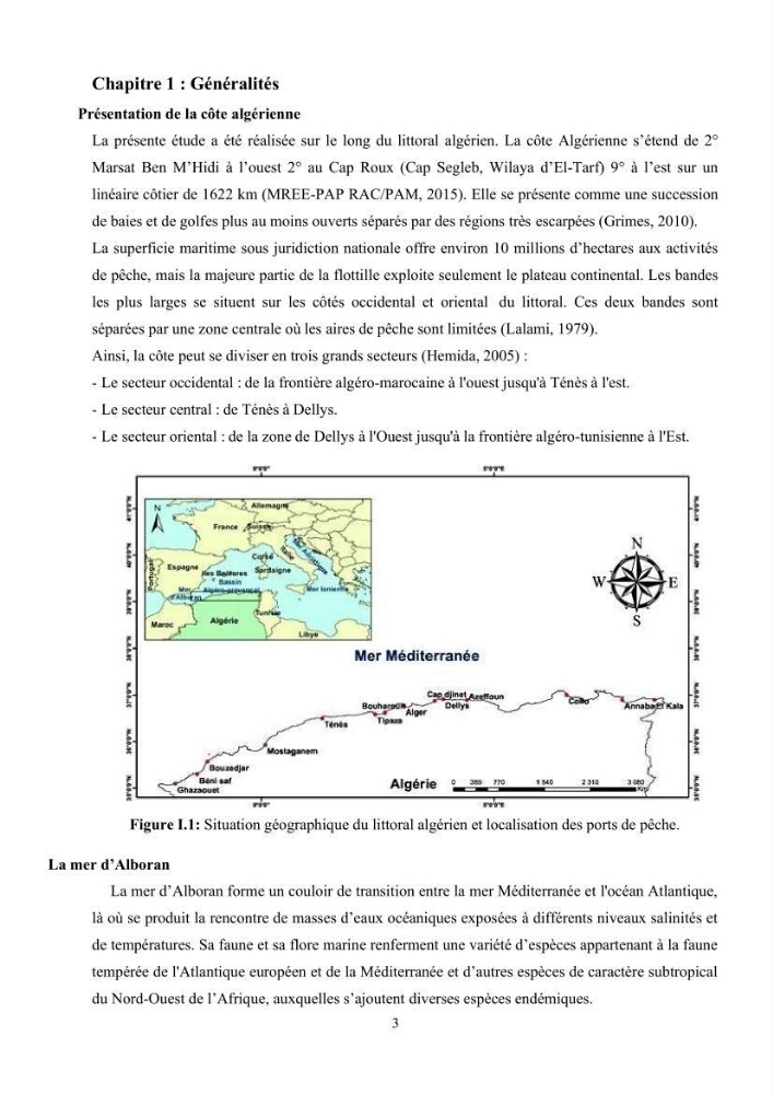 Contribution à l’actualisation de l’inventaire des Chondrichthyens exploités dans les côtes algériennes: biologie de reproduction, régime alimentaire et exploitation de quelques représentants.