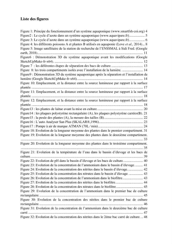 Suivi d\'un systeme d\'élevage en aquaponie en Algèrie