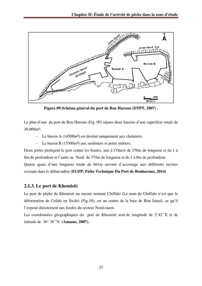 La commercialisation des produits de la pêche dans la baie de Bou Ismail: