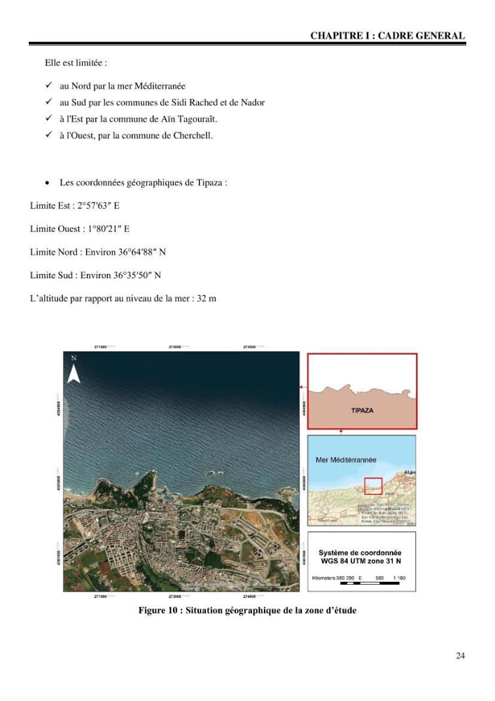 Archéologie côtière en Algérie Menaces et valorisation des ruines de Tipaza
