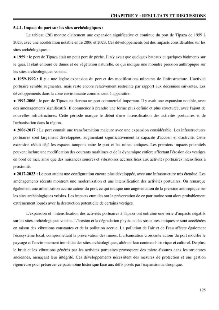 Archéologie côtière en Algérie Menaces et valorisation des ruines de Tipaza