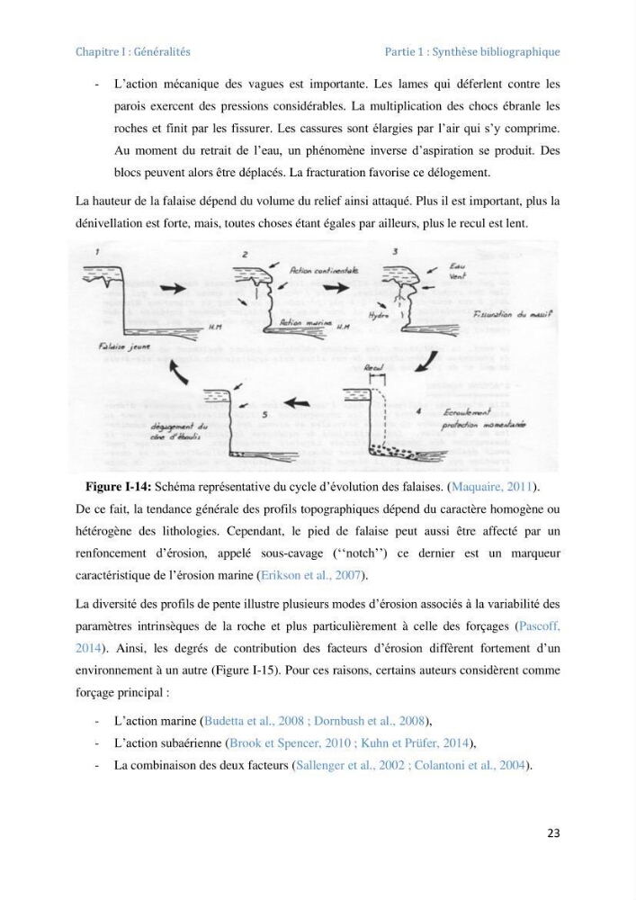Etude et evaluation de la vulnerabilité des systèmes cotiers dans la région Algéroise