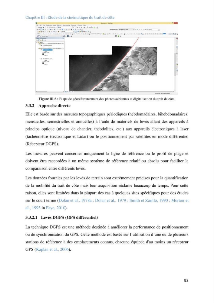 Etude et evaluation de la vulnerabilité des systèmes cotiers dans la région Algéroise