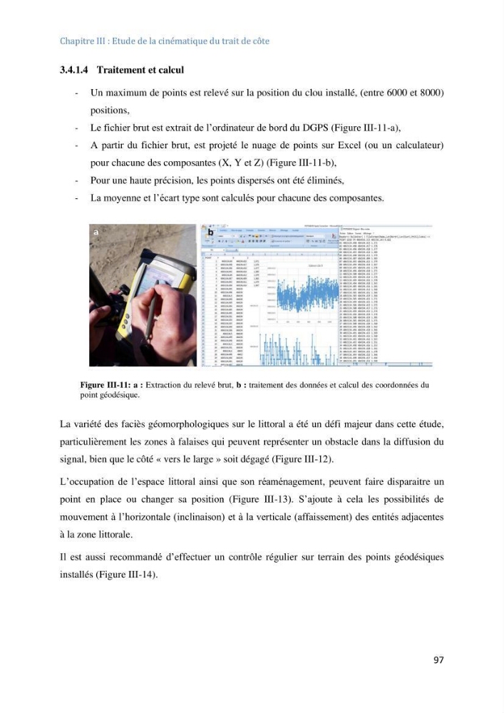 Etude et evaluation de la vulnerabilité des systèmes cotiers dans la région Algéroise