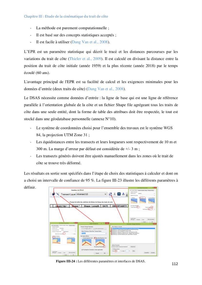 Etude et evaluation de la vulnerabilité des systèmes cotiers dans la région Algéroise
