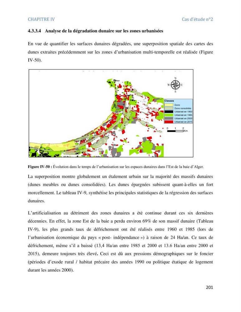 Etude et evaluation de la vulnerabilité des systèmes cotiers dans la région Algéroise