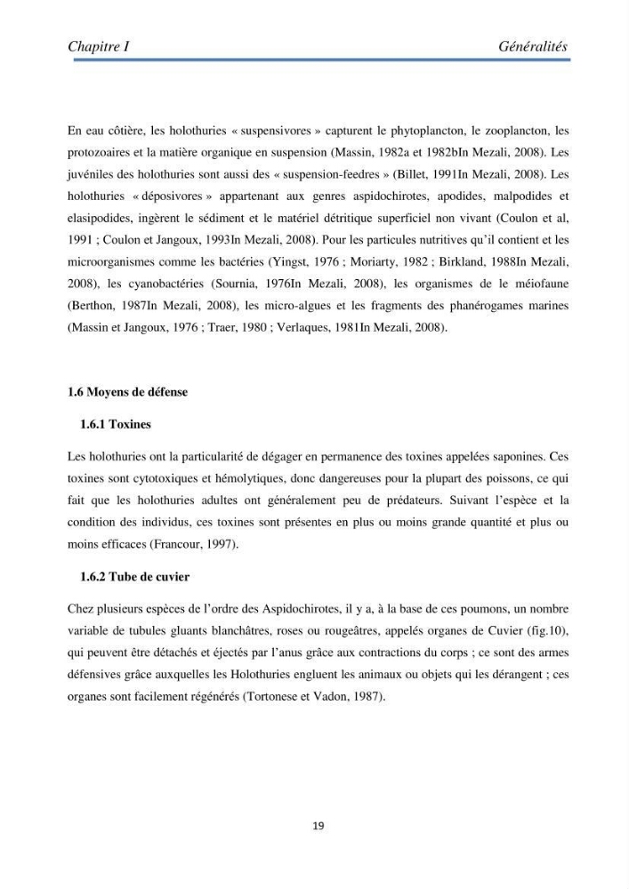 Essai d\'élevage du concombre de mer