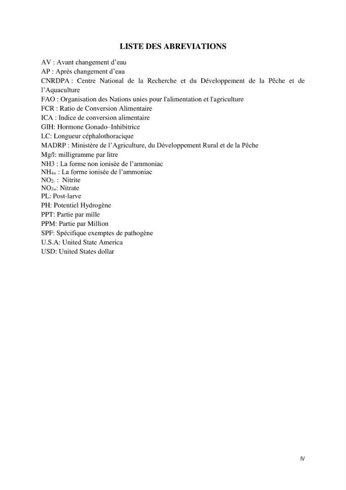 Caracterisation de l\'elevage de la crevette Litopenaeus vannamei ( boone,1931) Ferme Pilote la marsa (Skikda)
