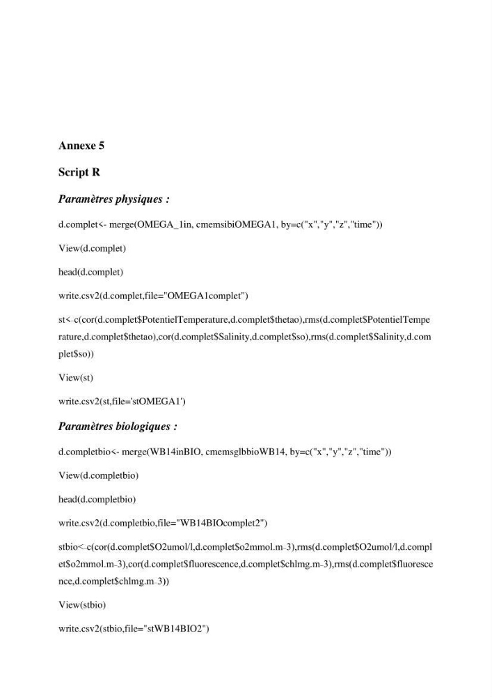 L’utilisation des données in-situ pour l’évaluation des produits CMEMS (physiques et biogéochimiques) dans le bassin Algérien.