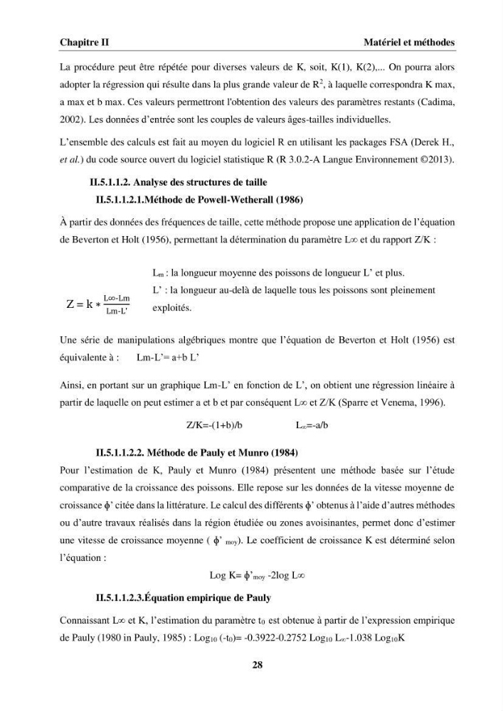 Etude des habitudes alimentaires, de la croissance et évaluation du stock du Pageot blanc Pagellus acarne(Risso,1826) dans la région centre algérienne: