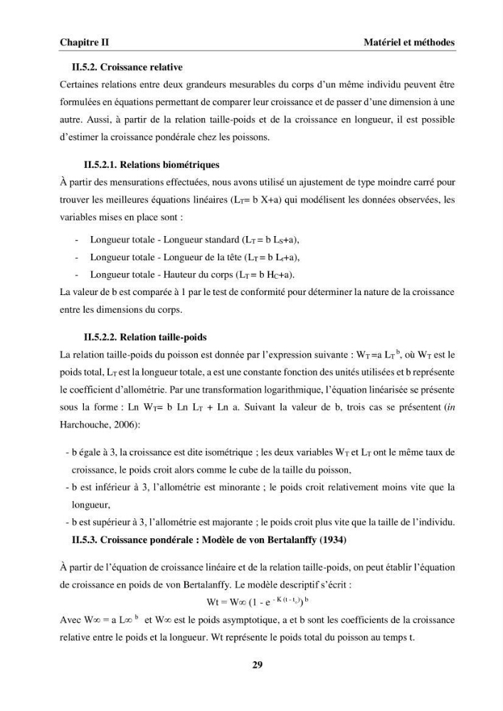 Etude des habitudes alimentaires, de la croissance et évaluation du stock du Pageot blanc Pagellus acarne(Risso,1826) dans la région centre algérienne: