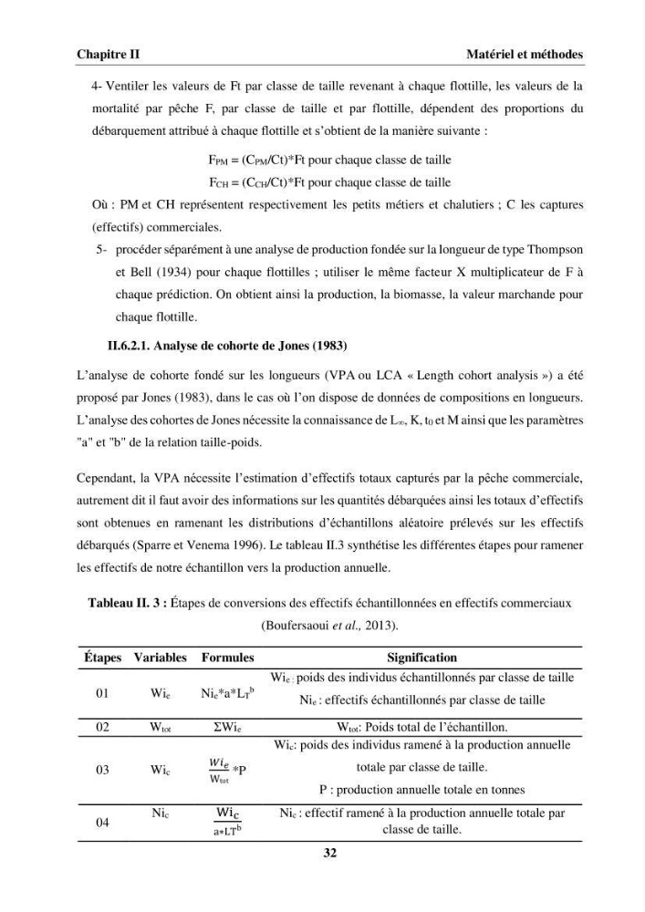 Etude des habitudes alimentaires, de la croissance et évaluation du stock du Pageot blanc Pagellus acarne(Risso,1826) dans la région centre algérienne: