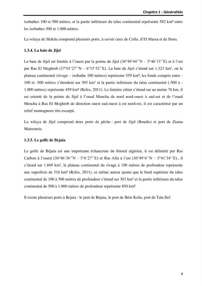 Etude comparative d’Age et de croissance de l’espèce Pagellus acarne (Risso, 1827) dans les trois secteurs géographiques du littoral Algérien.: