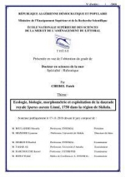 Ecologie, biologie, morphométrie et exploitation de la daurade royale Sparus aurata Linné, 1758 dans la région de SKIKDA.: