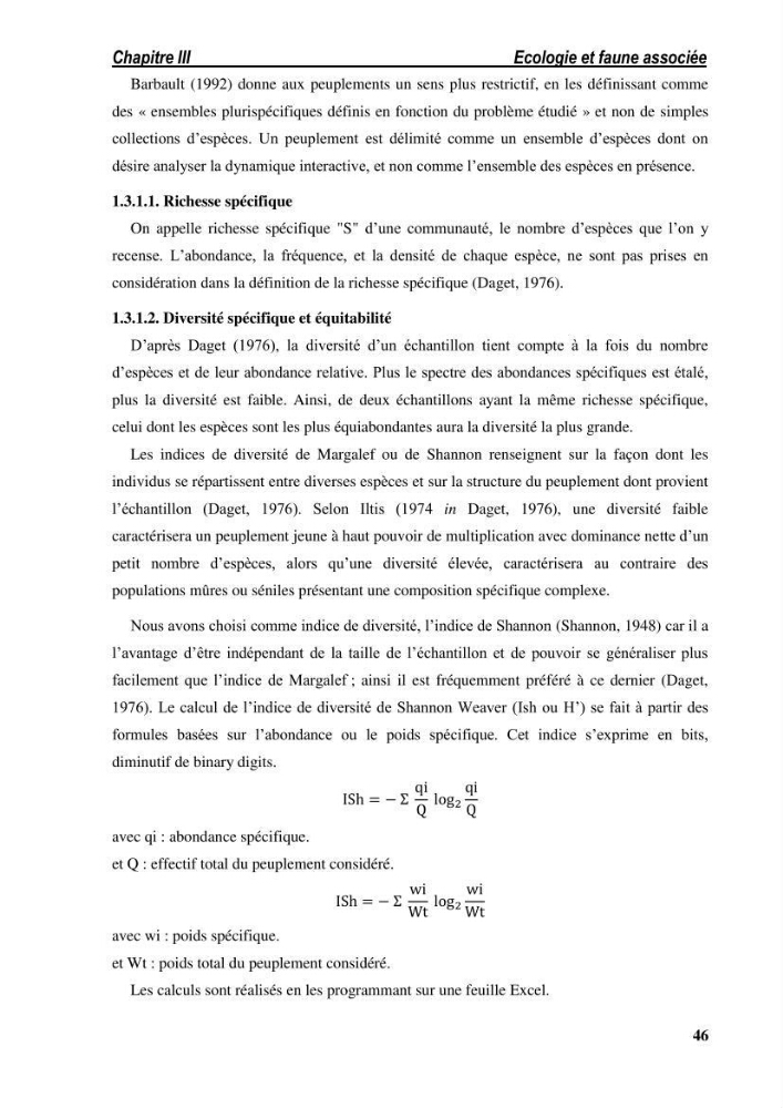 Ecologie, biologie, morphométrie et exploitation de la daurade royale Sparus aurata Linné, 1758 dans la région de SKIKDA.: