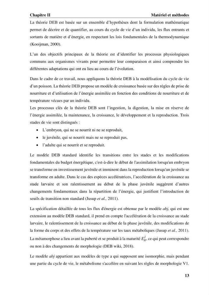 Estimation des paramètres du modèle bioénergétique DEB (Dynamic Energy Budget) pour étudier la croissance et la reproduction de quelques espèces de Sparidae et de Soleidae des côtes algériennes.