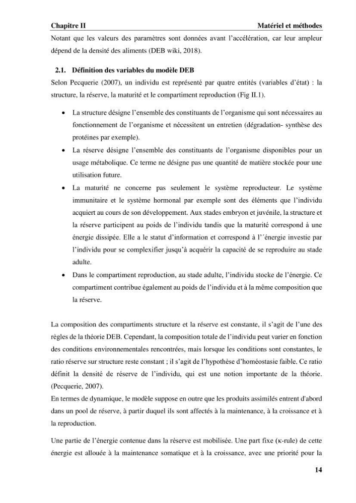 Estimation des paramètres du modèle bioénergétique DEB (Dynamic Energy Budget) pour étudier la croissance et la reproduction de quelques espèces de Sparidae et de Soleidae des côtes algériennes.