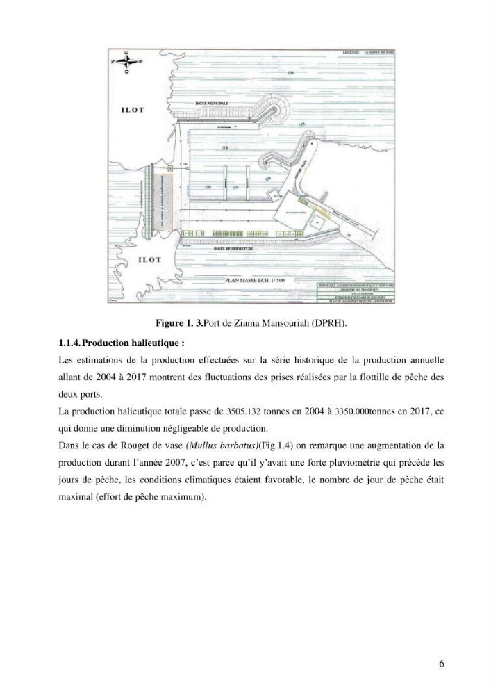 Contribution à l’étude de la croissance et de l’exploitation de l’espèce « Mullus barbatus» dans la baie de Jijel.