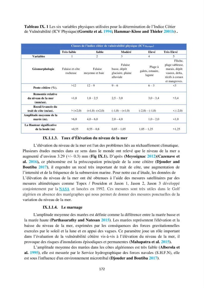 processus mis en Jeu dans l\'évolution Miorpho-dynamique de la baie zemmouri: Modélisation Hydro-Sédimentaire et cinématique du trait de Côte.