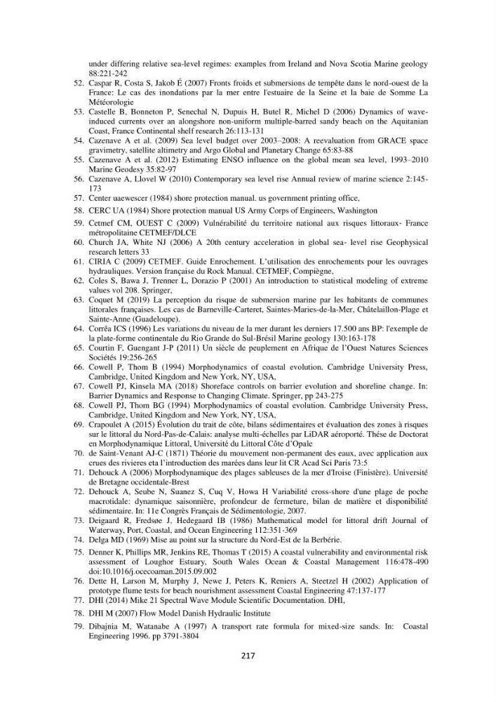 processus mis en Jeu dans l\'évolution Miorpho-dynamique de la baie zemmouri: Modélisation Hydro-Sédimentaire et cinématique du trait de Côte.
