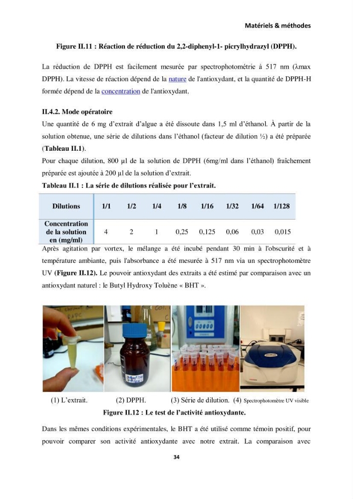 Extraction des molécules d’intérêt médical à partir d’une algue marine