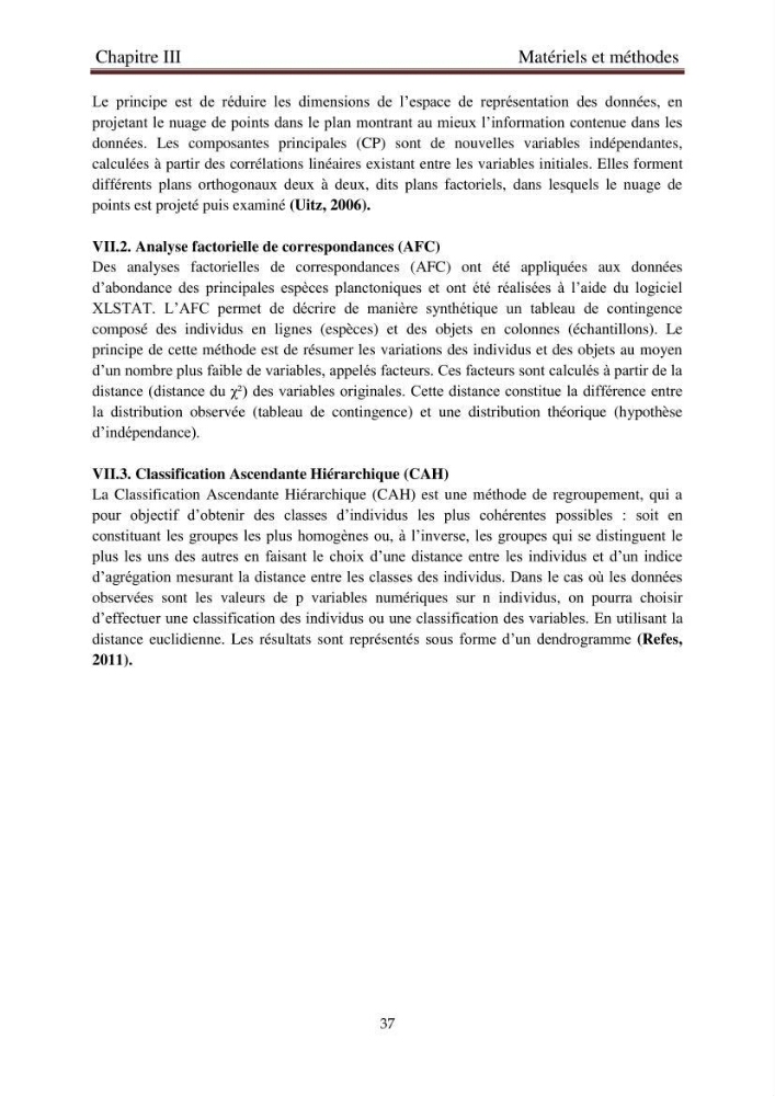 La corrélation entre les paramètres physiques et la densité de microplancton dans la côte Algérienne