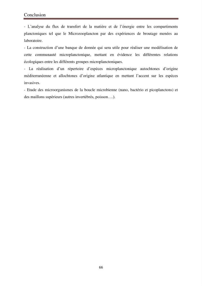 La corrélation entre les paramètres physiques et la densité de microplancton dans la côte Algérienne