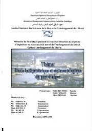 Etude bathymétrique et sédimontologique du port d'Ager
