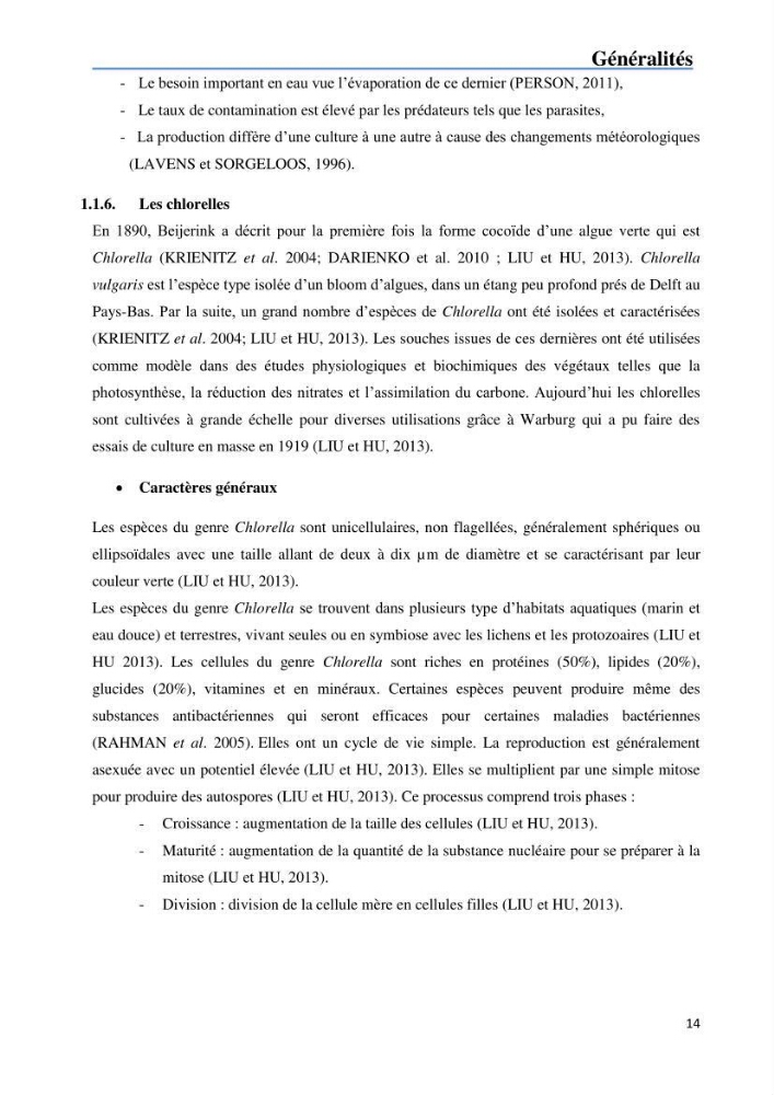 Fonctionnement d’une écloserie marine cas du CNRDPA et production de proies vivantes (Chlorella ellipsoïdae et Brachionus plicatilis):