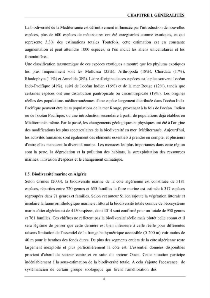 L\'impact du chalutage de fond sur la biodiversité marine de la région centre de l\'Algérie