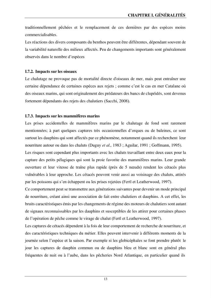 L\'impact du chalutage de fond sur la biodiversité marine de la région centre de l\'Algérie