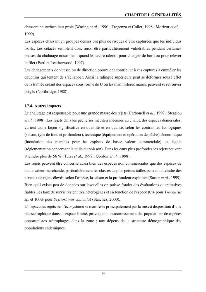 L\'impact du chalutage de fond sur la biodiversité marine de la région centre de l\'Algérie