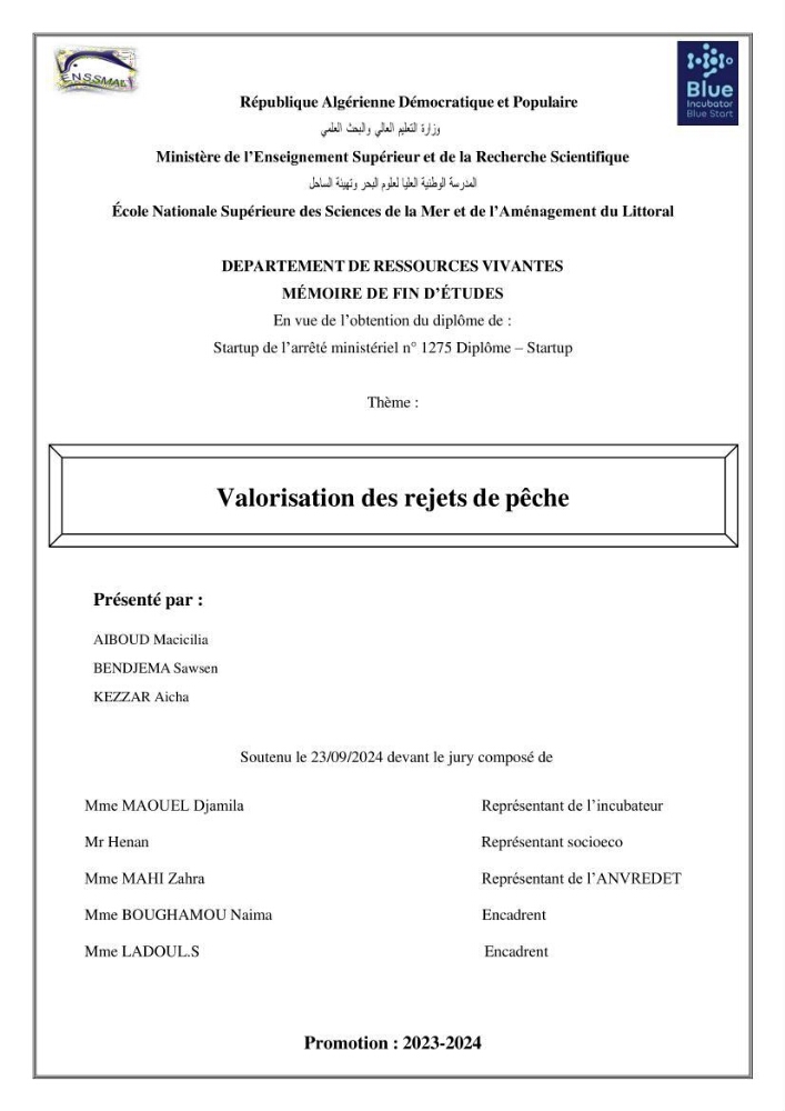 L\'impact du chalutage de fond sur la biodiversité marine de la région centre de l\'Algérie