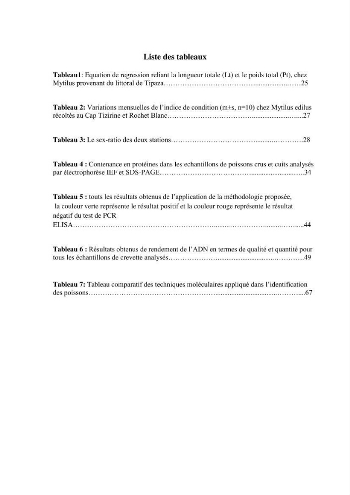 Contribution a la caractérisation systématique et morphologique des poissons :