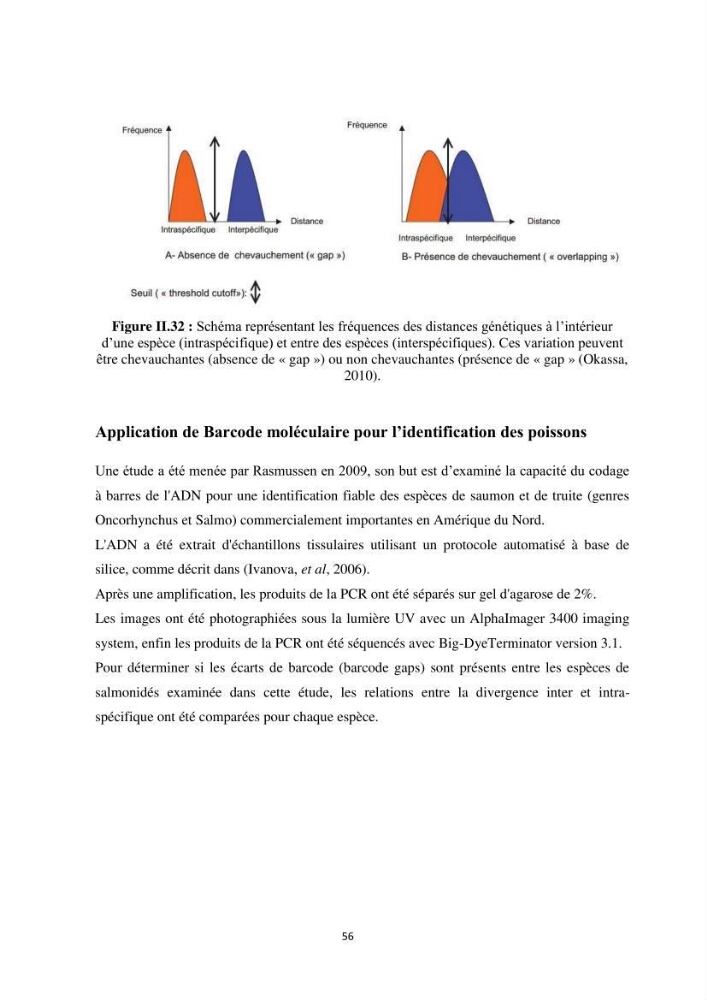 Contribution a la caractérisation systématique et morphologique des poissons :