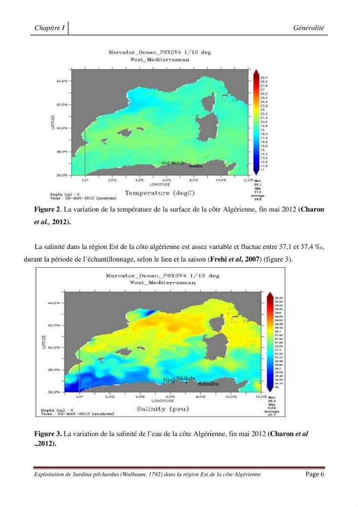 Exploitation de la sardine Sardina pilchardus ( Walbaum,1792) de la région Est de la côte Algerienne ( Jijel,Skikda et Annaba)
