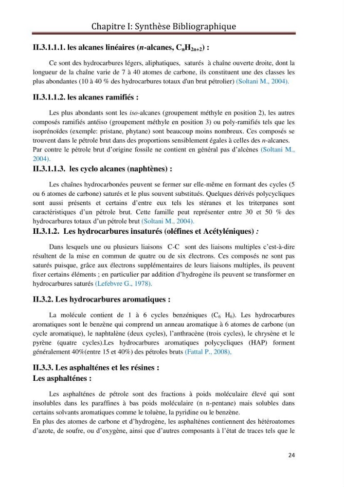 Etat de la pollution par les hydrocarbures du sédiment superficiel dans le port d\'Alger: bassin Mustapha