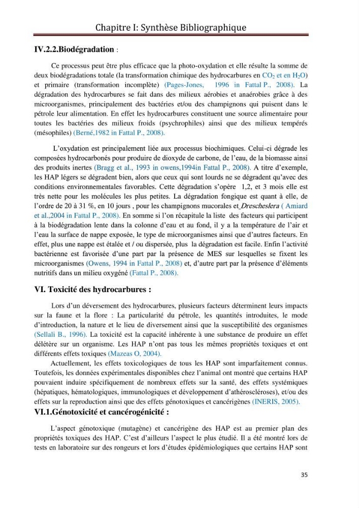 Etat de la pollution par les hydrocarbures du sédiment superficiel dans le port d\'Alger: bassin Mustapha