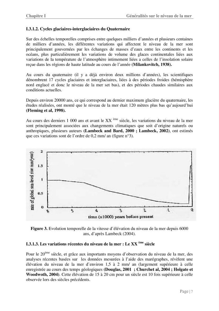 Contribution à la compréhension de la hausse Soudaine du Niveau de la mer: cas de la baie d\'Alger