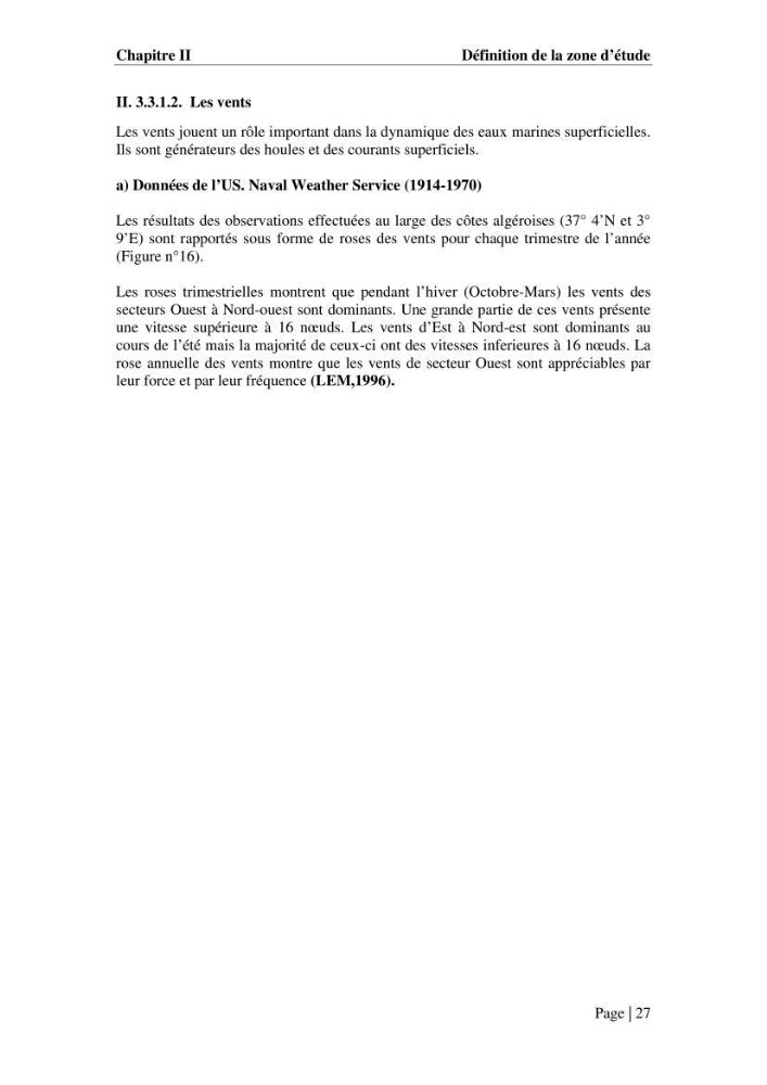 Contribution à la compréhension de la hausse Soudaine du Niveau de la mer: cas de la baie d\'Alger