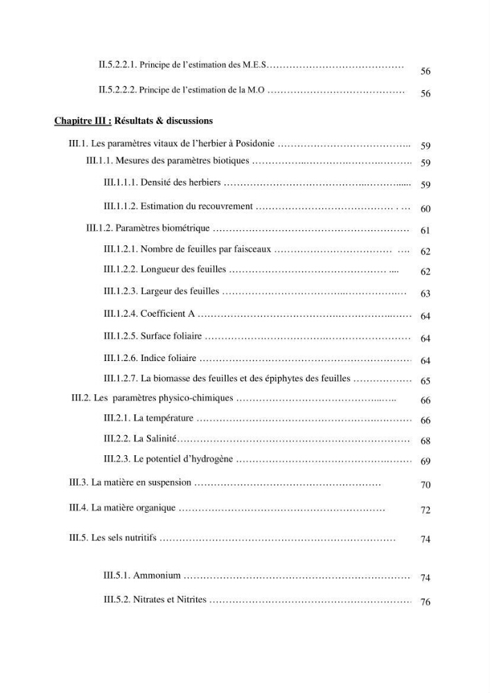Contribution à l\'étude des paramètres vitaux de l\'herbier à posidonie ( Posidonia oceanica) en relation avec la pollurtion: