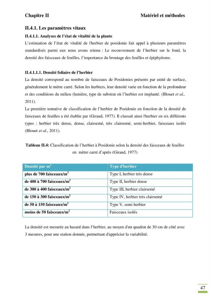 Contribution à l\'étude des paramètres vitaux de l\'herbier à posidonie ( Posidonia oceanica) en relation avec la pollurtion: