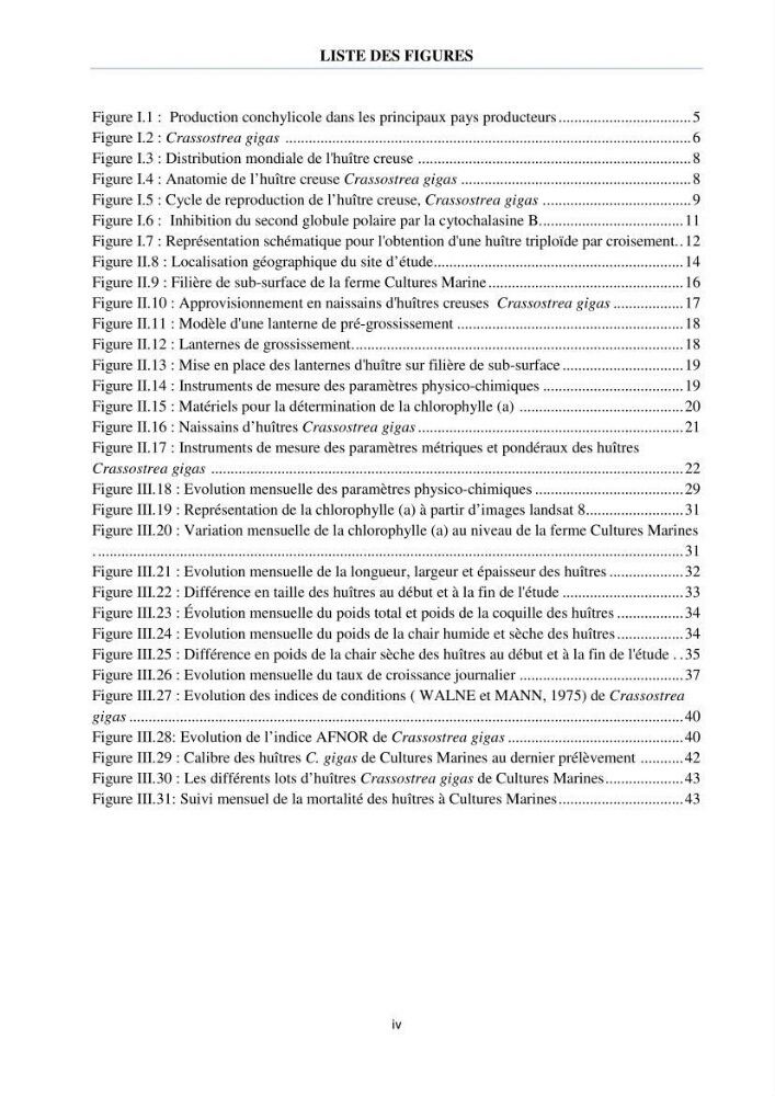 Etude des performances de croissance de l\'huître Crassostrea gigas (THUNBERG, 1793) triploïde de l\'élevage Cultures Marines (Tipaza)