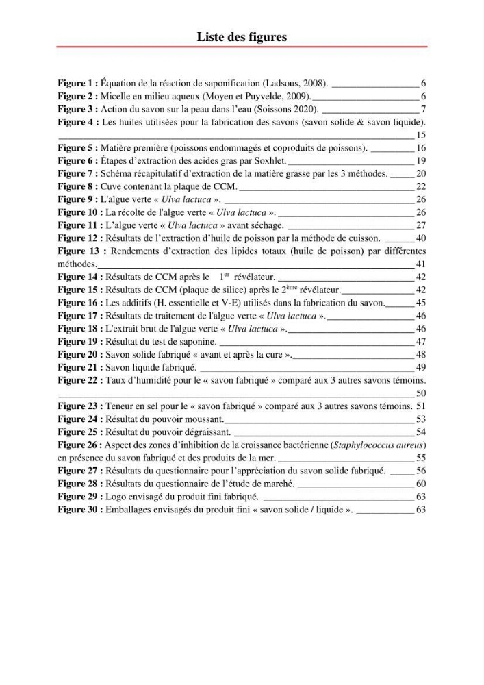 Valorisation des produits de la mer pour la fabrication de savon : Aspects techniques et économiques