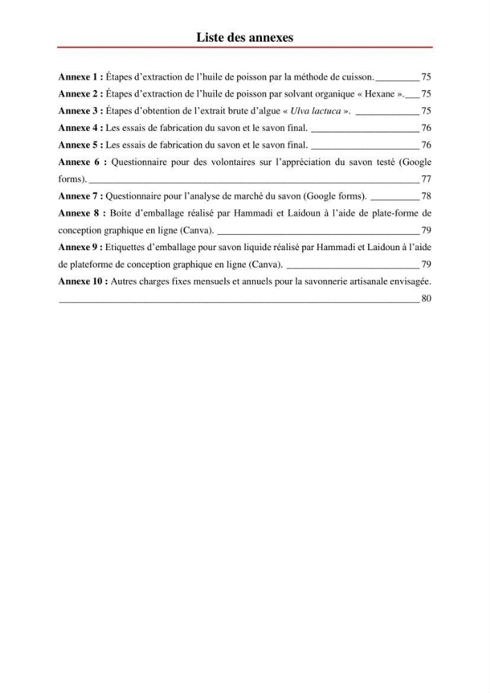 Valorisation des produits de la mer pour la fabrication de savon : Aspects techniques et économiques