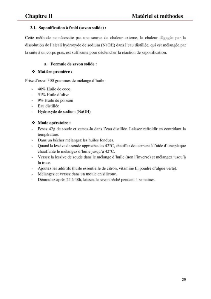 Valorisation des produits de la mer pour la fabrication de savon : Aspects techniques et économiques
