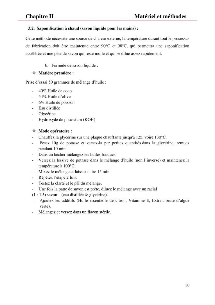 Valorisation des produits de la mer pour la fabrication de savon : Aspects techniques et économiques