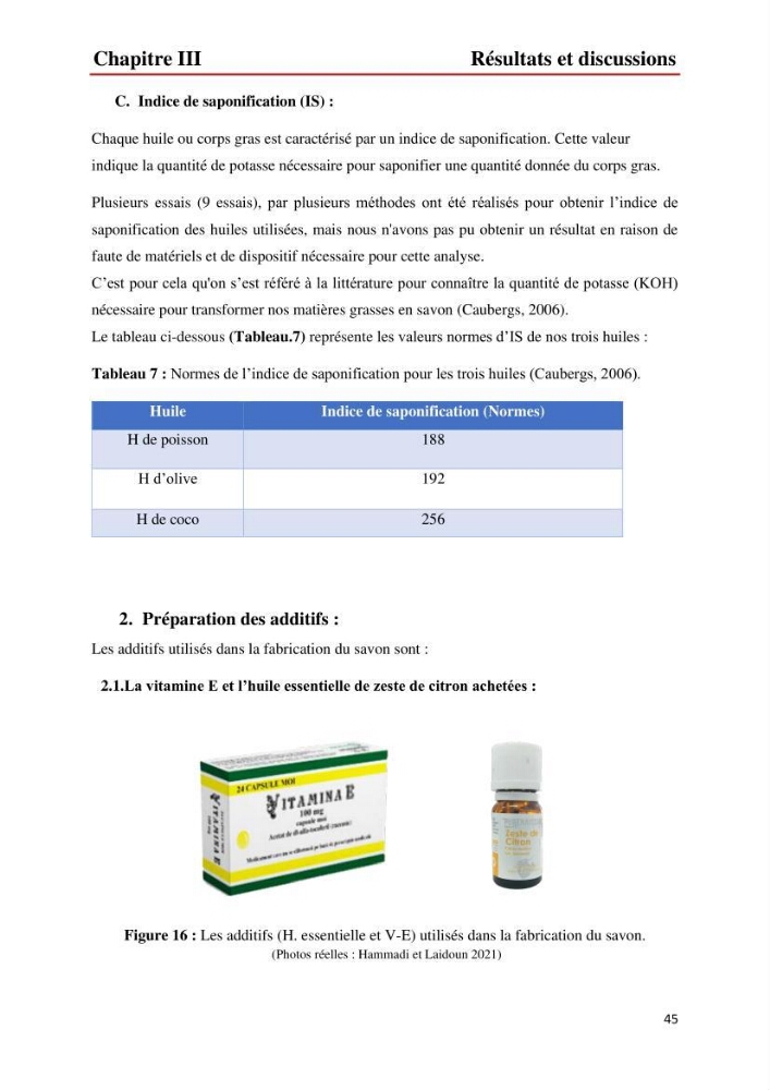 Valorisation des produits de la mer pour la fabrication de savon : Aspects techniques et économiques